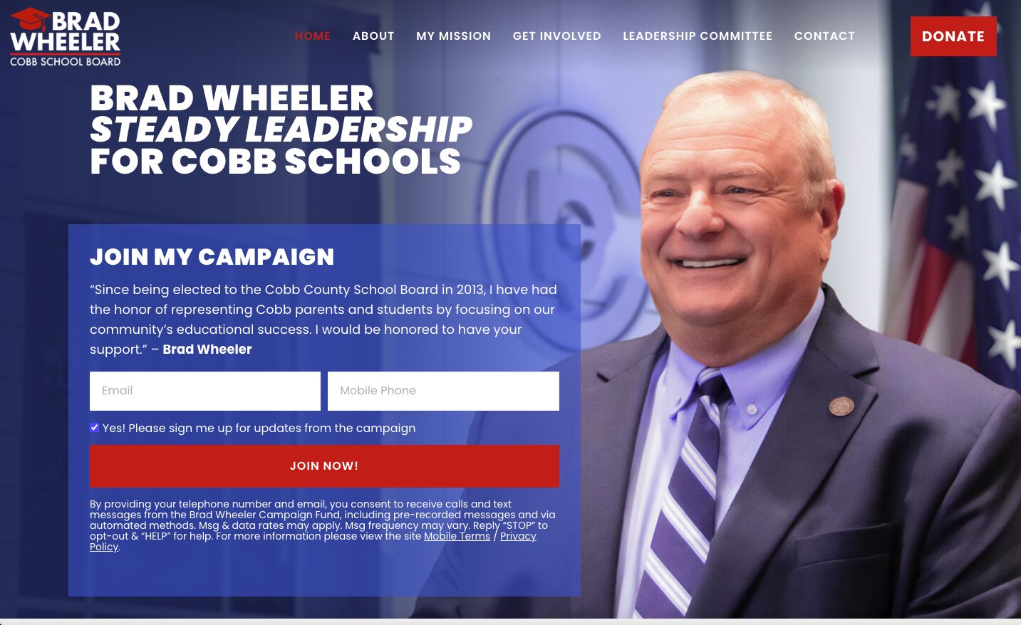 Brad Wheeler Cobb County School Board